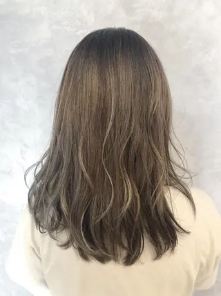 セミロング カラー 五月女 隼人のヘアスタイル