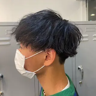 ショート 髪質改善× ハイライト溝江のヘアスタイル