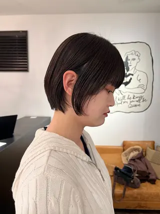 ショート デザインカット 加藤園のヘアスタイル