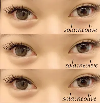 マツエク・マツパ sola: neolive山崎のマツエク・マツパデザイン