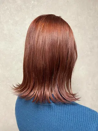 ミディアム カラー MIKOTO/マンツ ーマン/髪質改善🤎のヘアスタイル