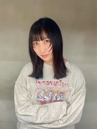 ミディアム カラー noa/ 渋谷のヘアスタイル