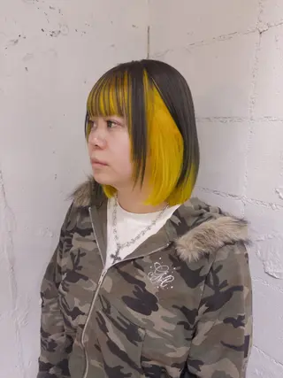 ミディアム YUKI カラーモデル募集💫のヘアスタイル