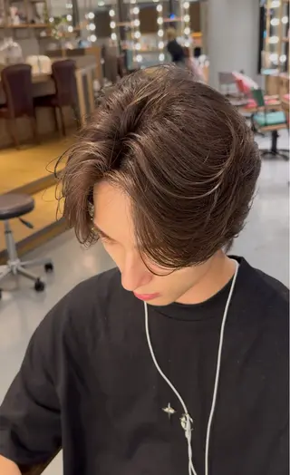 ミディアム メンズ unopulir   茶屋町店所属・unopulir 景山　凌のヘアスタイル