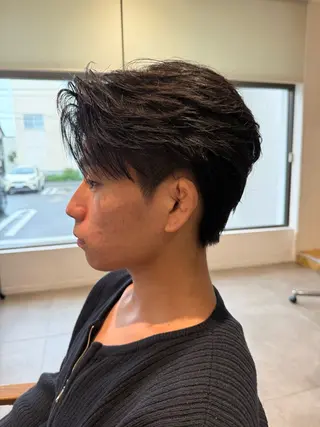 ショート パーマ 樋口 令惟のヘアスタイル