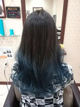 ロング カラー sato shoheiのヘアスタイル