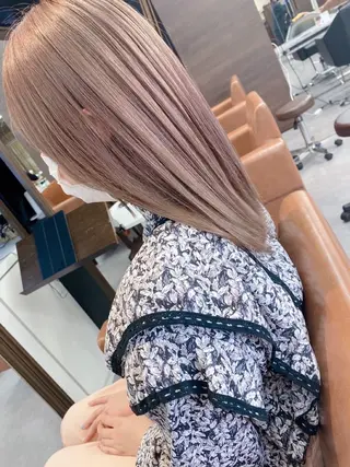 ミディアム 髪質改善美髪特化 ルイス奈良のヘアスタイル