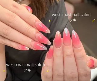 ネイル west coast スカルプ専門店のネイルデザイン