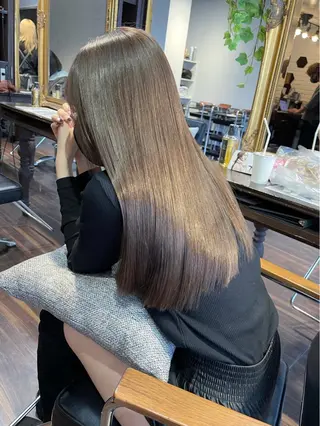 セミロング カラー ヘアアレンジ 髪質改善/レイヤー ダブルカラー塚本耀のヘアスタイル