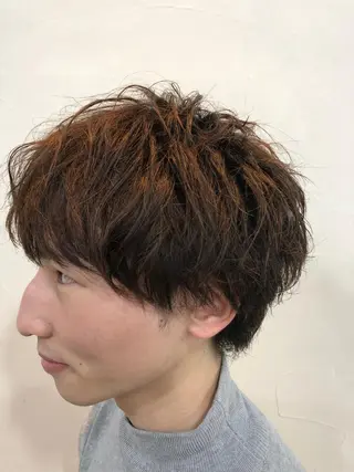 ショート パーマ メンズ カ レラのヘアスタイル