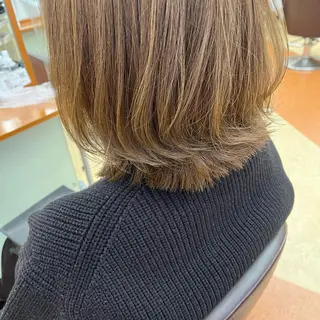 セミロング カラー 【ニュアンスカラー・ 髪質改善】スズキカナのヘアスタイル