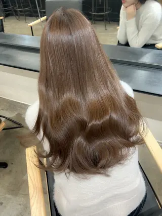 ロング カラー 地毛風艶カラー🌿 喜多夏海のヘアスタイル