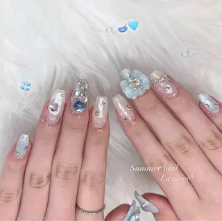 ネイル La neige* yuki 🥯🍑のネイルデザイン