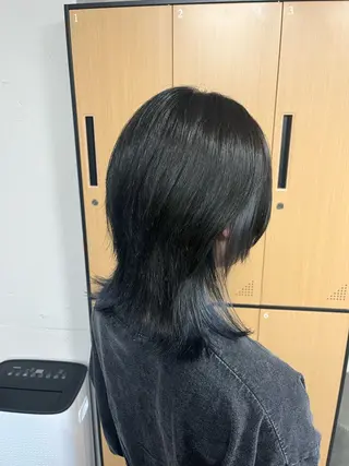 ミディアム tokute 中野真咲🐺のヘアスタイル