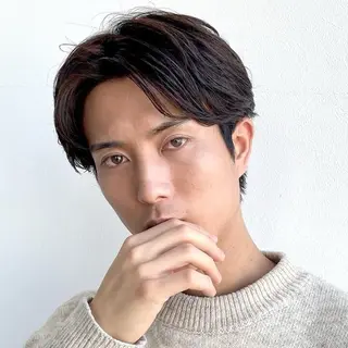 メンズ ヘアアレンジ/透明感 カラー/AKARIのヘアスタイル