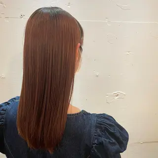 セミロング パーマ ふるはし みなのヘアスタイル