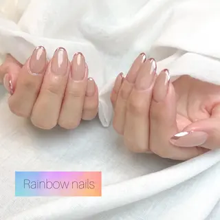 ネイル Rainbow nailsくろちゃんのネイルデザイン