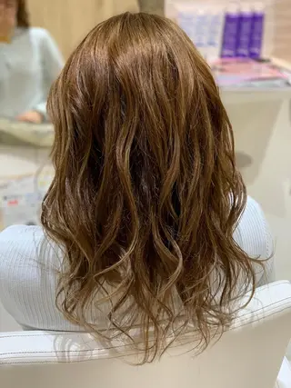 ロング カラー 松吉 純平のヘアスタイル