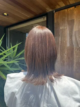ミディアム カラー -LOLAM-所属・井上 真佑のヘアスタイル