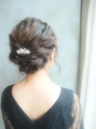 ショート カラー ヘアアレンジ EMANON天神所属・Hitomi Ezakiのヘアスタイル