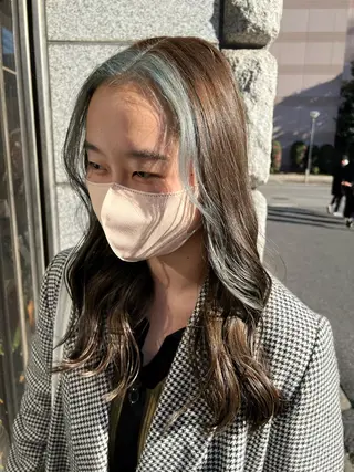 カラー KURUMI /NINE麻布十番のヘアスタイル