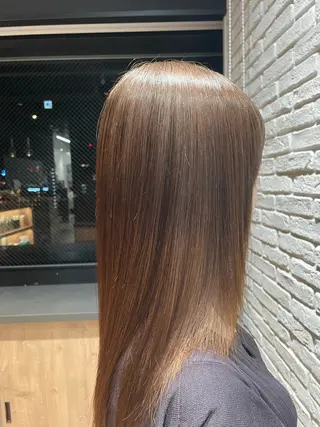 ロング カラー 🎈ブリーチなし暖色 カラー/レッド/ゆいのヘアスタイル