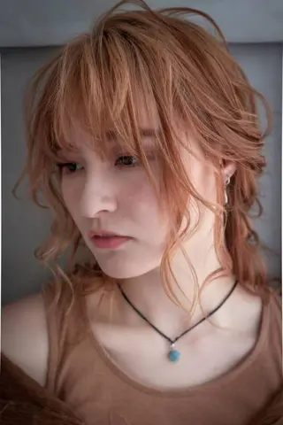 ミディアム カラー パーマ ヘアアレンジ リルウヘアー 天王寺のヘアスタイル