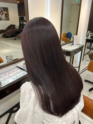 ロング カラー ディフィーノ青山所属・石川 野乃花のヘアスタイル