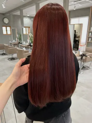 ロング カラー 池田 梨央のヘアスタイル