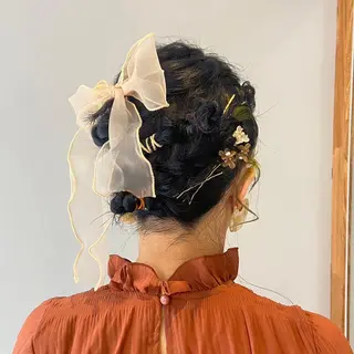 セミロング F-card所属・shiga mariaのヘアスタイル