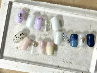 ネイル amo_nail 岡山市南区自宅ネイルのネイルデザイン