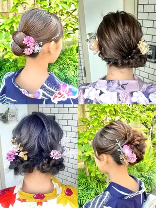ヘアアレンジ 参列 ✽ 推し活ヘア 💕ゆり🐈🐾のヘアスタイル