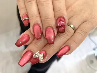 ネイル na🎀🎀na ちゅるちゅるのネイルデザイン