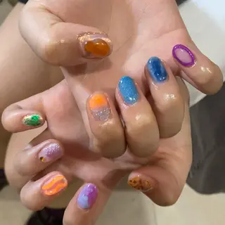 ネイル ゆびノさき茨木店 ニュアンス/アートのネイルデザイン