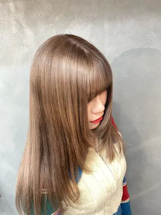 ロング カラー TNB TOKYO所属・Insta 指名 No.1KURUMIのヘアスタイル