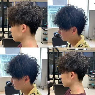 パーマ メンズ 髪質改善カラー🦋 田村のヘアスタイル