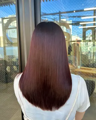 セミロング 佃 優音のヘアスタイル