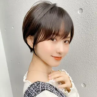 ショート カラー lab.by ioe中崎店所属・中北篤志 ショートボブのヘアスタイル