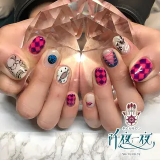 ネイル 六本木ネイル阡夜一夜 当日&持ち込み歓迎のネイルデザイン