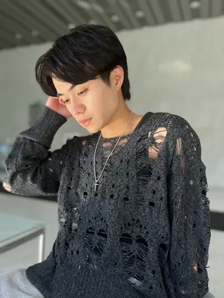 メンズ メンズセンターパート 🇰🇷wakanaのヘアスタイル