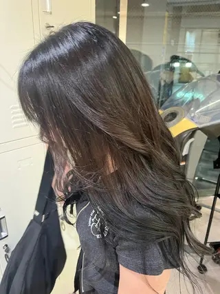 ロング カラー mEg hair creation 新川崎所属・カラー/塚原里沙 川崎のヘアスタイル