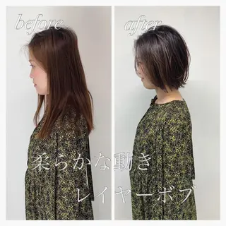 ミディアム ショート、ボブ特化 長島智彦のヘアスタイル