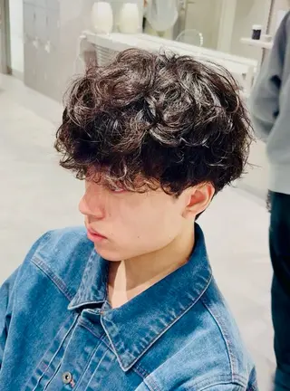 パーマ メンズ 👑駅近メンズサロン パーマ特化北千住👑のヘアスタイル