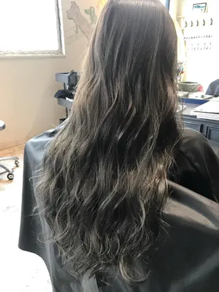 ロング カラー パーマ ヘアアレンジ メンズ Lien🌿Top Stylist沖田のヘアスタイル