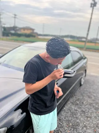 ショート パーマ メンズ 縮毛矯正/パーマ 宮河 惇💈のヘアスタイル