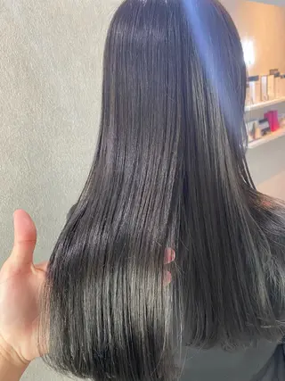 ロング カラー 🥇ブリーチ無し 透明感🥇佐藤のヘアスタイル