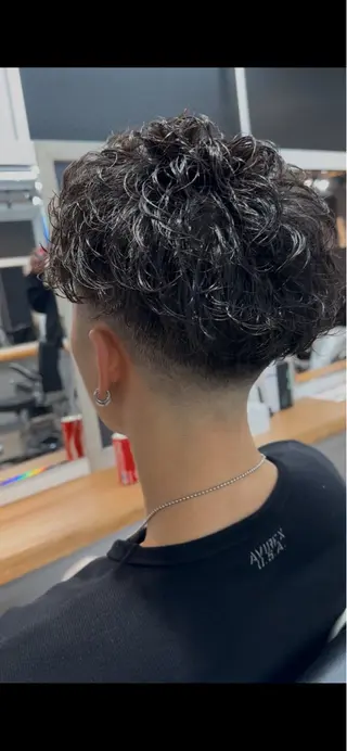 パーマ メンズ 浅岡律喜 /メンズ/フェードのヘアスタイル