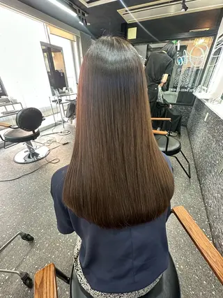 ロング カラー パーマ 髪質改善⭐️縮毛矯正 吉祥寺⭐️Rinaのヘアスタイル