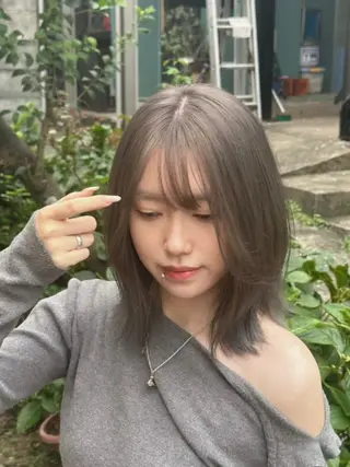 ミディアム カラー FURUKAWA JUNYAのヘアスタイル