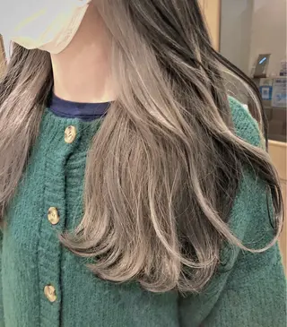 ロング カラー パーマ ヘアアレンジ 【ツヤ髪美容師】 ツダケイスケのヘアスタイル